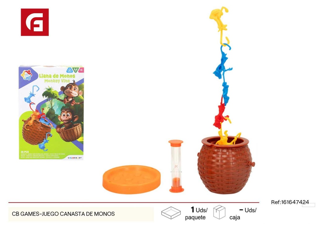 Juego de canasta de monos CB Games - Juguetes de mesa