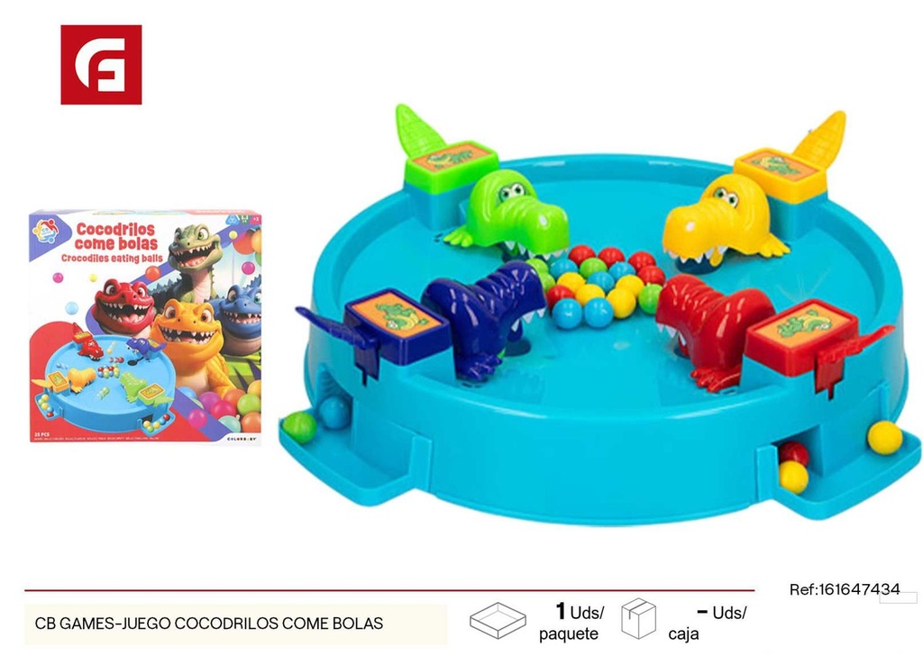 Juego de cocodrilos come bolas CB Games - Juguetes de mesa