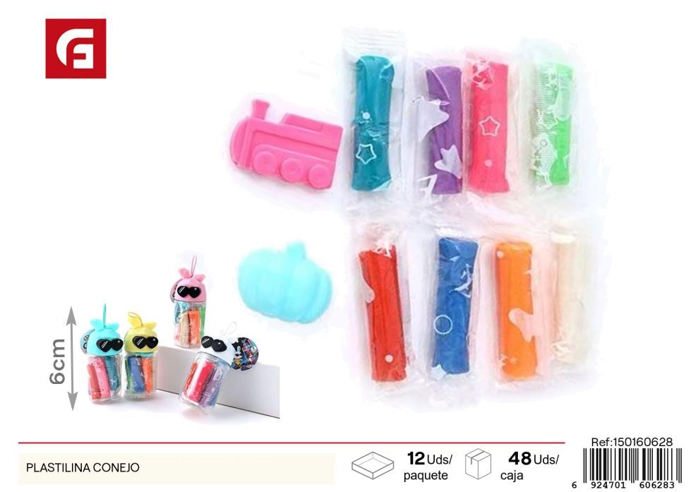 Plastilina conejo - Manualidades para niños