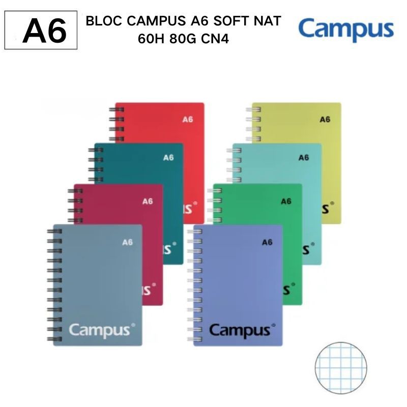 BLOC CAMPUS 8º SOFT NAT 60H 80G CN4 - Libreta versátil para notas y apuntes