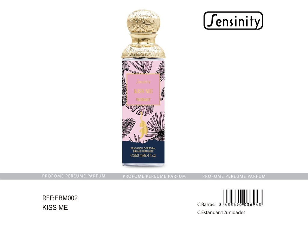 Bruma corporal Kiss Me 250 ml - Fragancias para mujeres