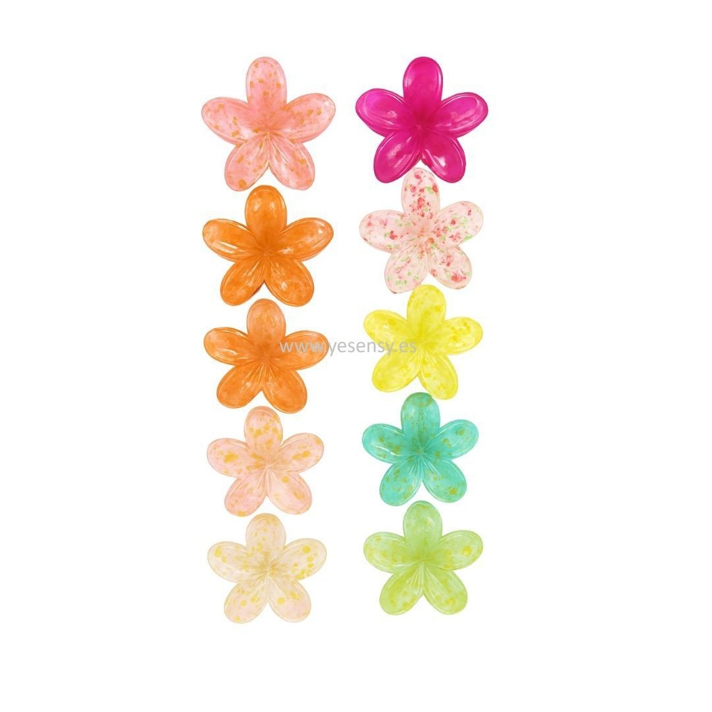 Pinza de pelo flor 12 unidades - Accesorios para el cabello
