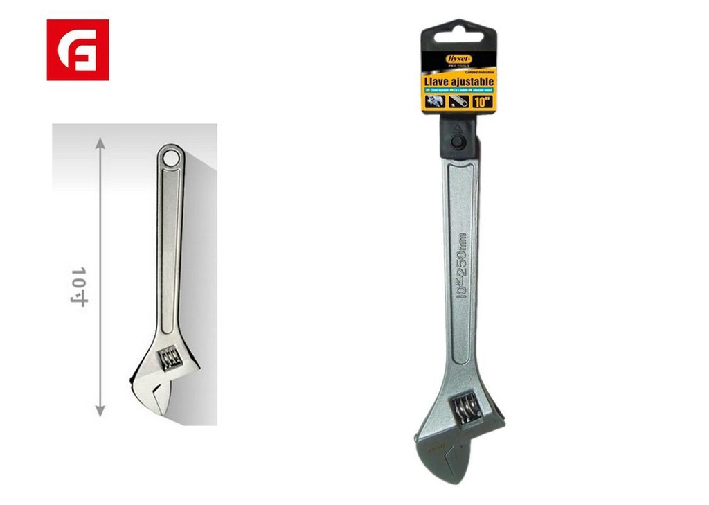 LLave ajustable 10 - Herramientas de ferretería