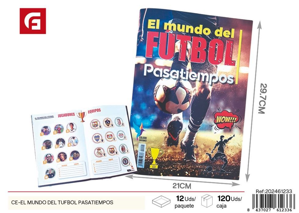 El mundo del fútbol pasatiempos CE - Material escolar y libros de cuentos