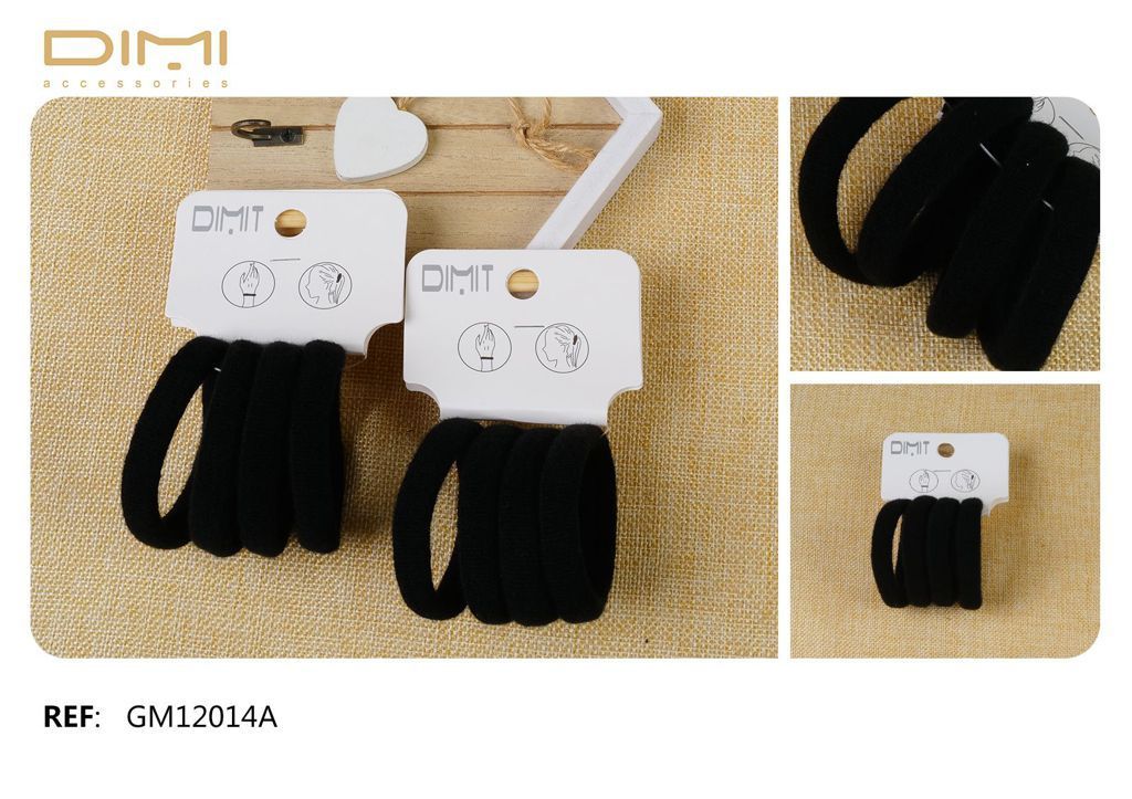Gomas 6 cm 12 unidades - Accesorios de cabello y peinado