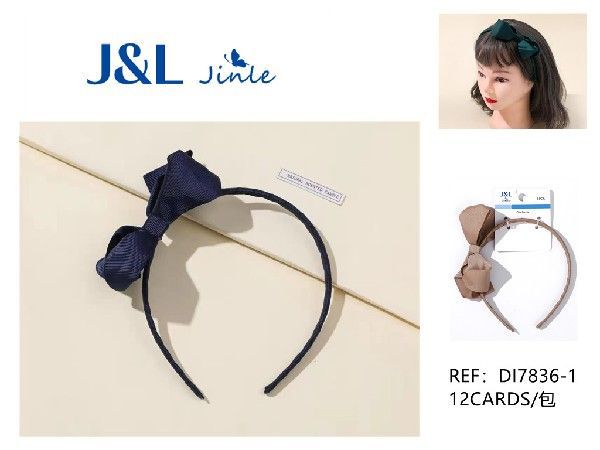 Diademas con lazo azul marino 12/U - Accesorios para el cabello y diademas modernas