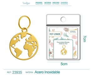 Charm de Acero Inoxidable color Dorado - Joyería de acero inoxidable y accesorios elegantes