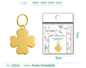 Charm de Acero Inoxidable color Dorado - Joyería de acero inoxidable y accesorios elegantes