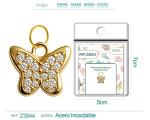 Charm de Cobre Chapado en Oro 14K con circonita - Joyería elegante y personalizada