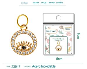 Charm de Cobre Chapado en Oro 14K con circonita - Joyería elegante y personalizada