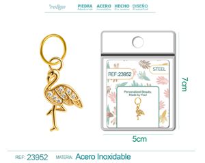 Charm de Cobre Chapado en Oro 14K con circonita - Joyería elegante y personalizada