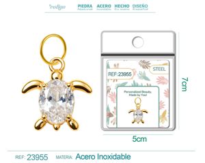 Charm de Cobre Chapado en Oro 14K con circonita - Joyería elegante y personalizada