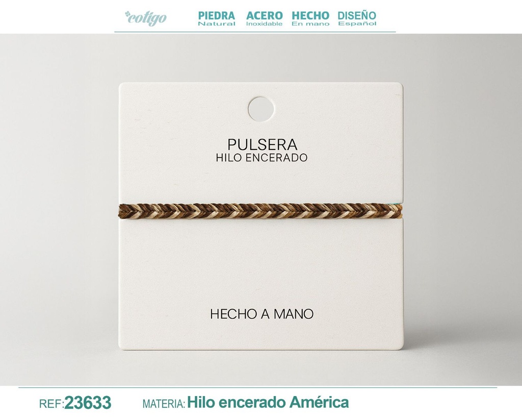 Pulsera de hilo encerado - Accesorios de moda y joyería