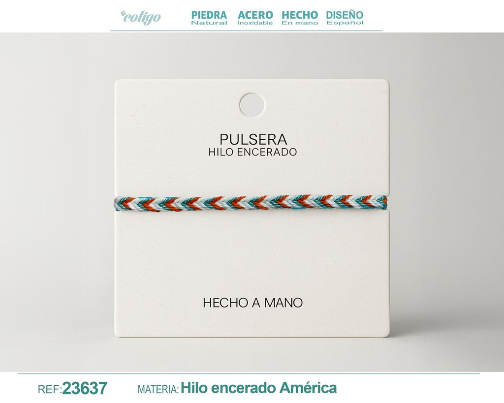Pulsera de hilo encerado - Accesorios de moda y joyería