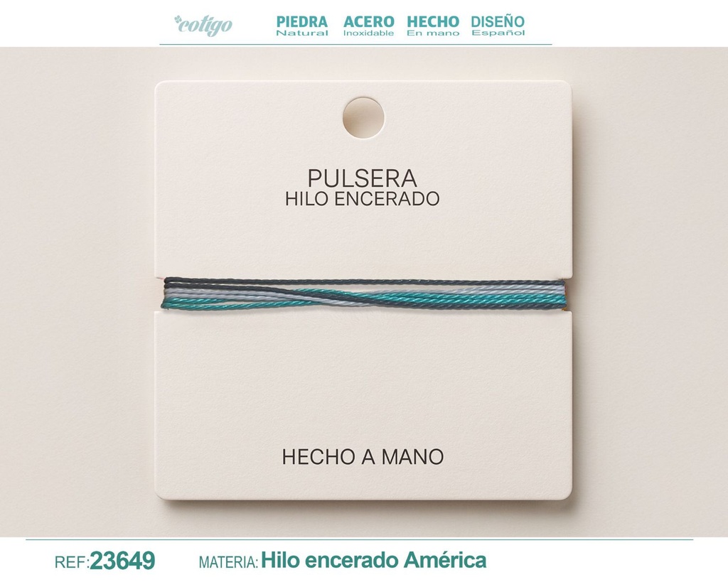 Pulsera de hilo encerado - Accesorios de moda y joyería