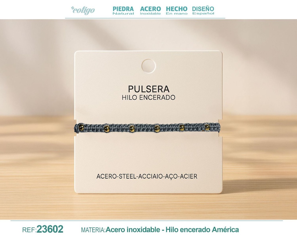 Pulsera de hilo encerado - Accesorios de moda y joyería