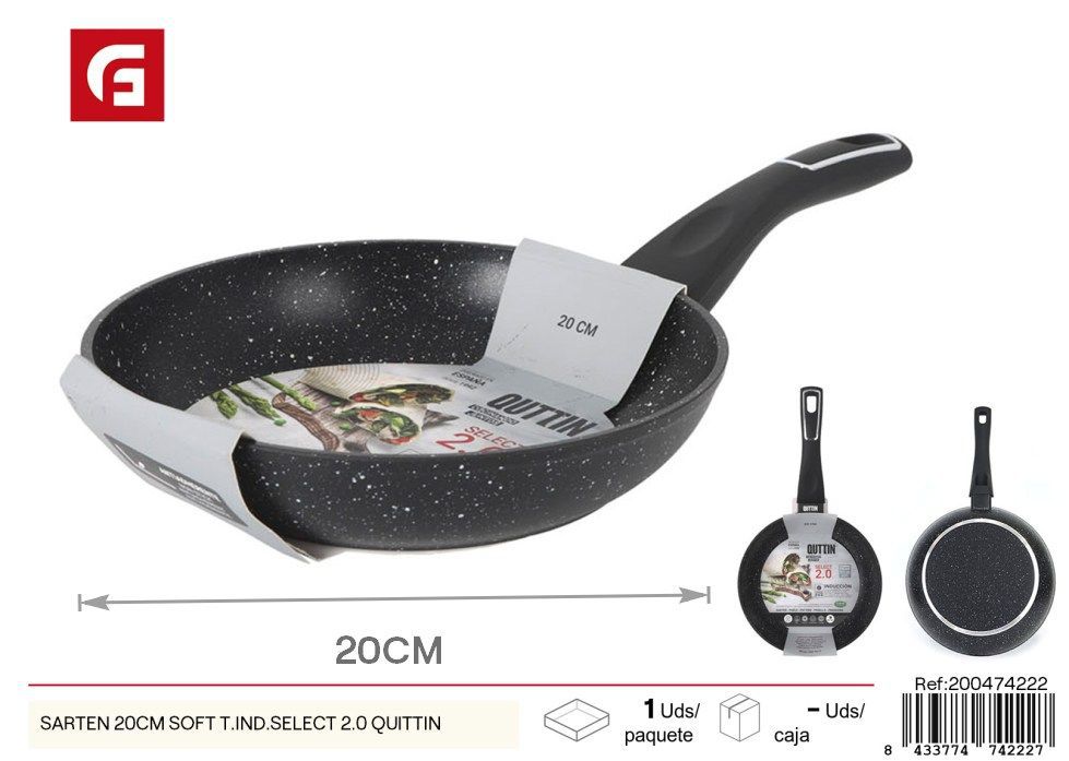 Sartén 20 cm soft t.ind.select 2.0 quittin - Sartenes y utensilios