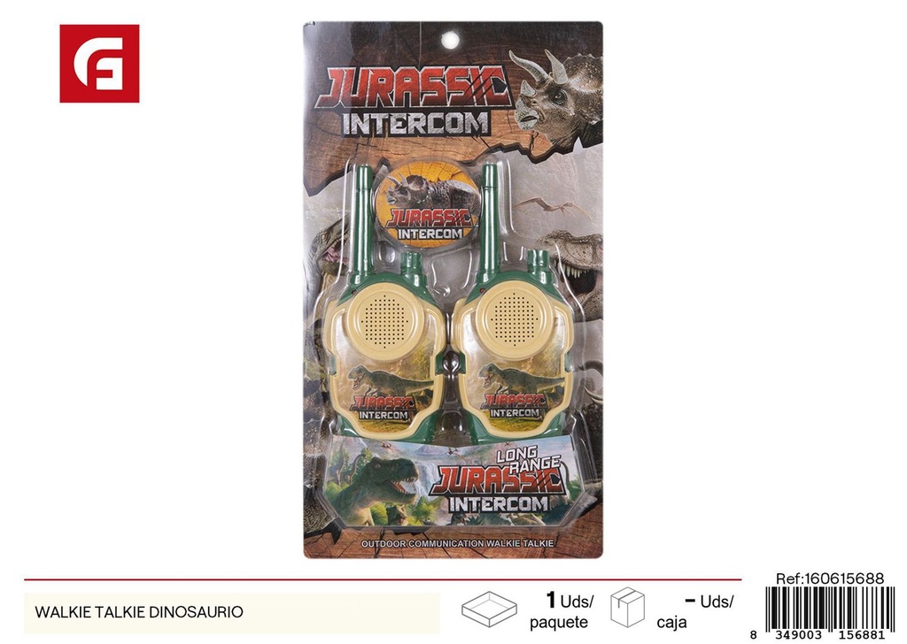 Walkie talkie dinosaurio - Comunicación de juguetes y entretenimiento