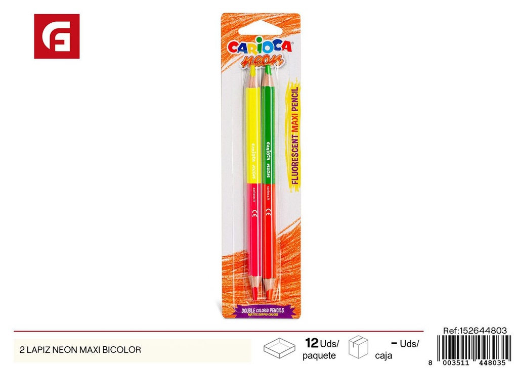 2 rotuladores duales maxi neón - Material escolar y arte