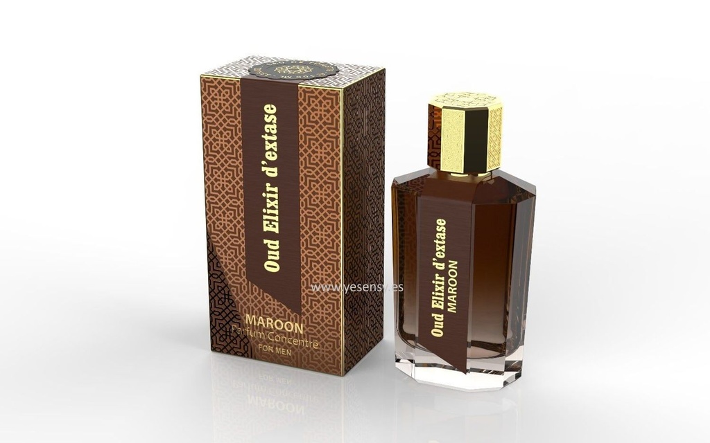 Perfume Oud Elixir D'Axtase Maroon 100ml - Fragancias y perfumes