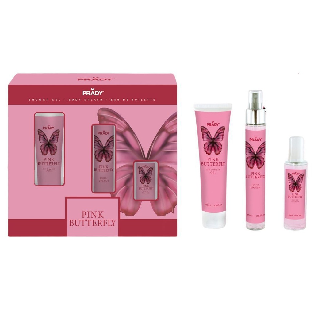 Pack Body Care Pink Butterfly Prady - Fragancias y colonias