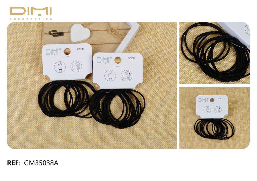 Gomas de 5cm 24U - Accesorios para el cabello 