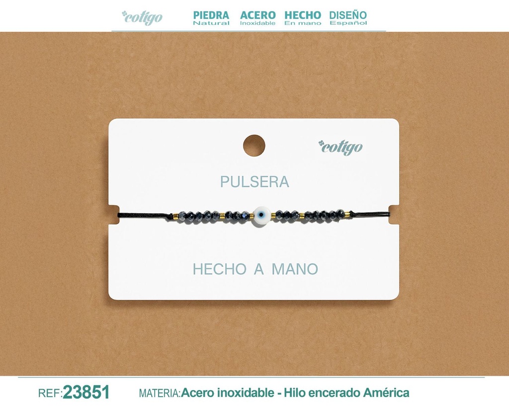 Pulsera de hilo hecha a mano - Accesorios de moda artesanales