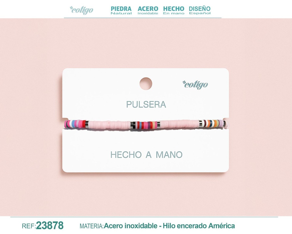 Pulsera de hilo hecha a mano - Accesorios de moda artesanales