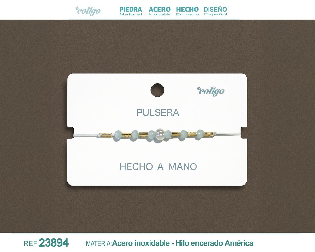 Pulsera de hilo hecha a mano - Accesorios de moda artesanales