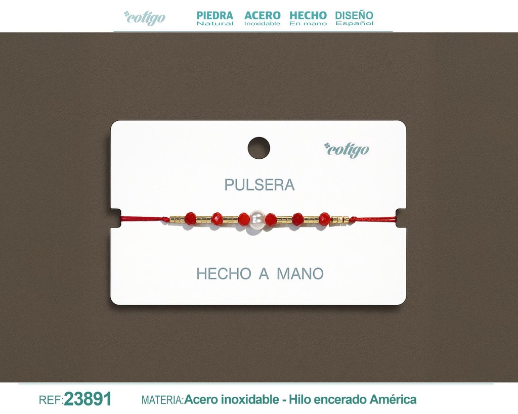Pulsera de hilo hecha a mano - Accesorios de moda artesanales