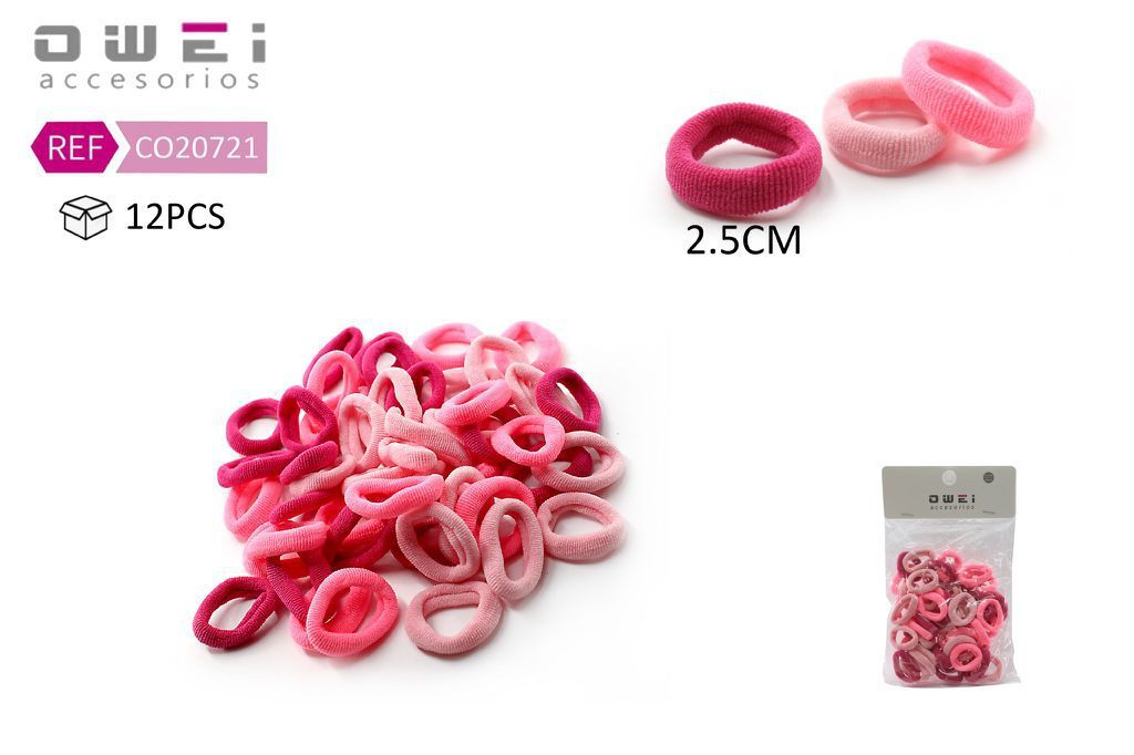 Gomas de pelo 12/u - Accesorios de cabello