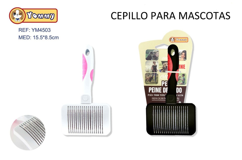 Cepillo para mascotas pequeño 15.5*8.5 cm - Accesorios de aseo