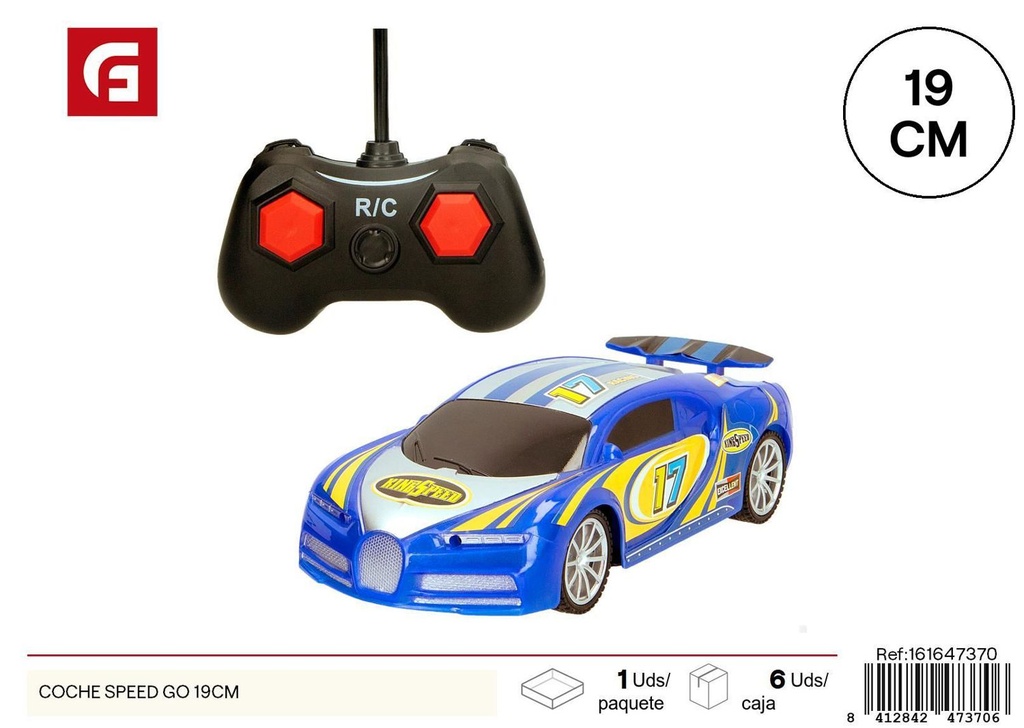 Coche Speed Go 19 cm - Juguetes y coches