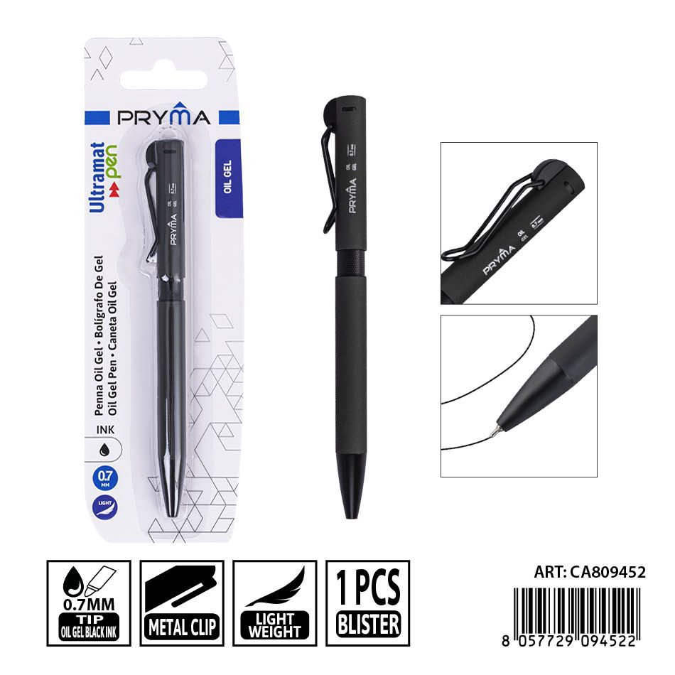 Bolígrafo de gel 0.7mm negro - Herramientas de escritura y bolígrafos