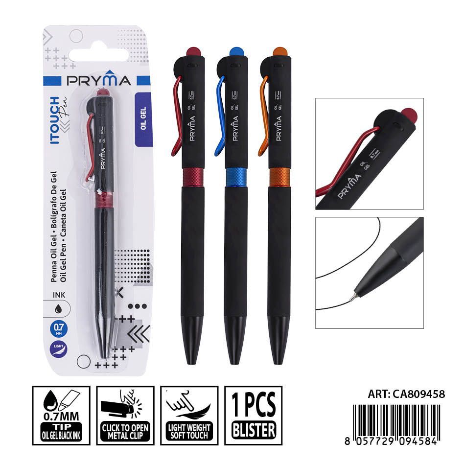 Bolígrafo para pantallas táctiles PRYMA 0.7mm - Innovador y práctico