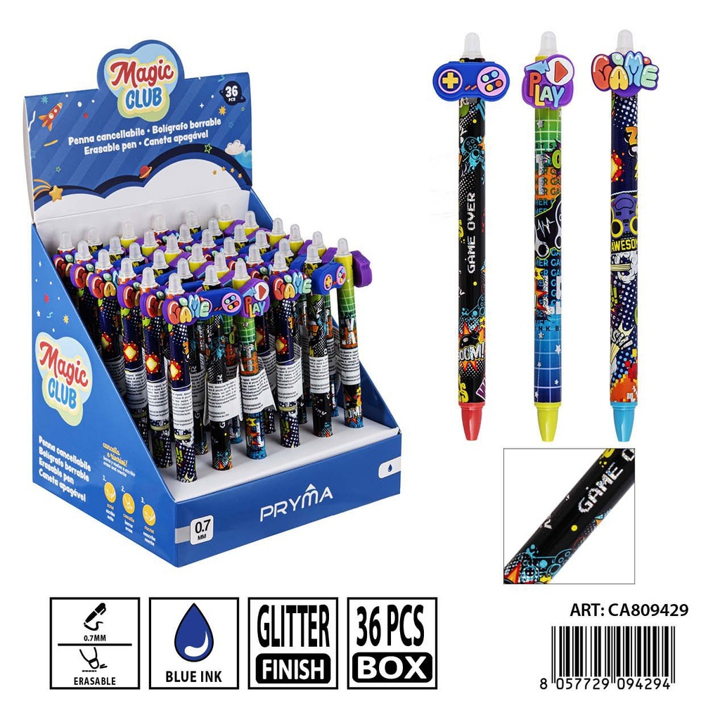 Bolígrafo borrable PRYMA 0.7mm - Herramienta de escritura confiable