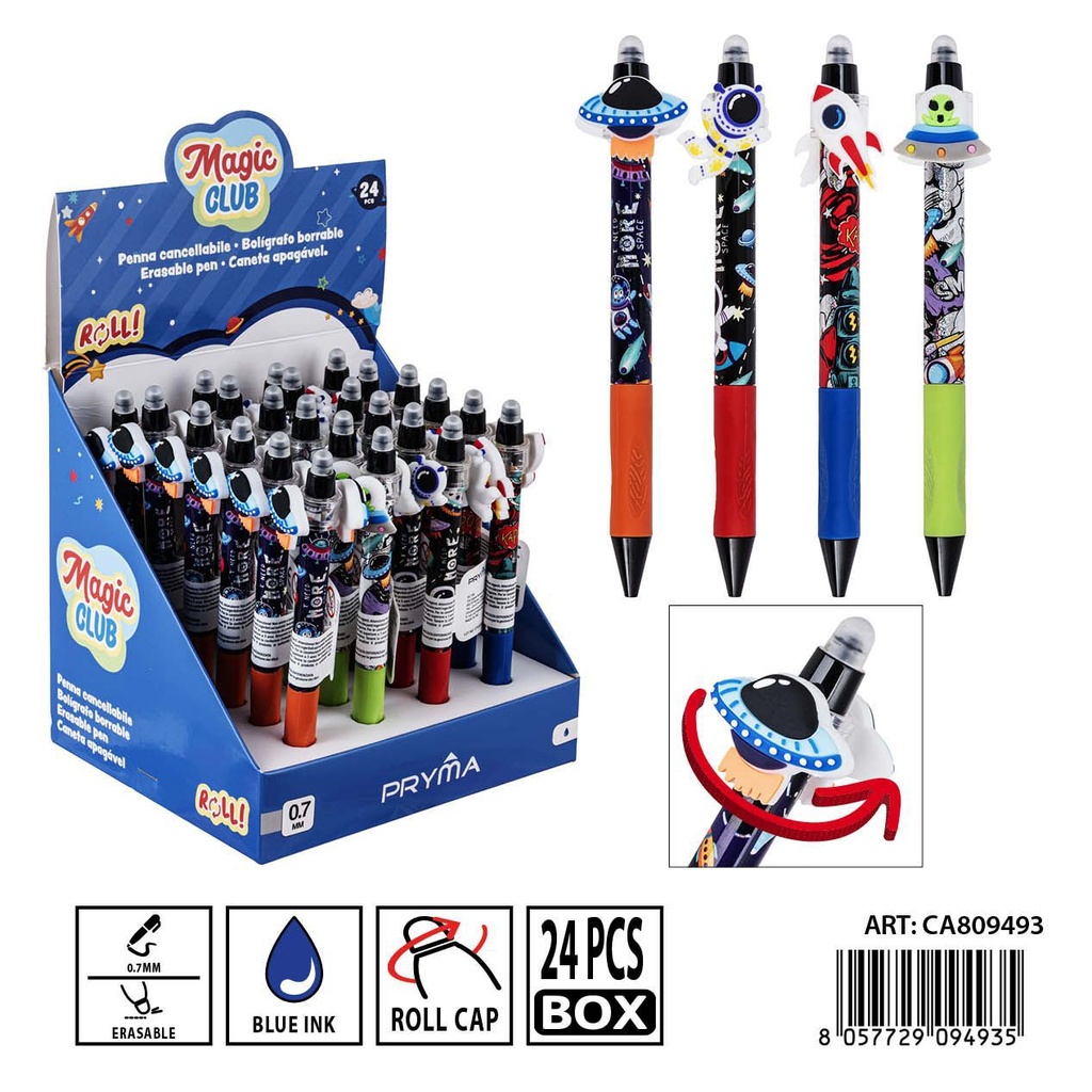 Bolígrafo borrable PRYMA 0.7mm - Herramienta de escritura versátil