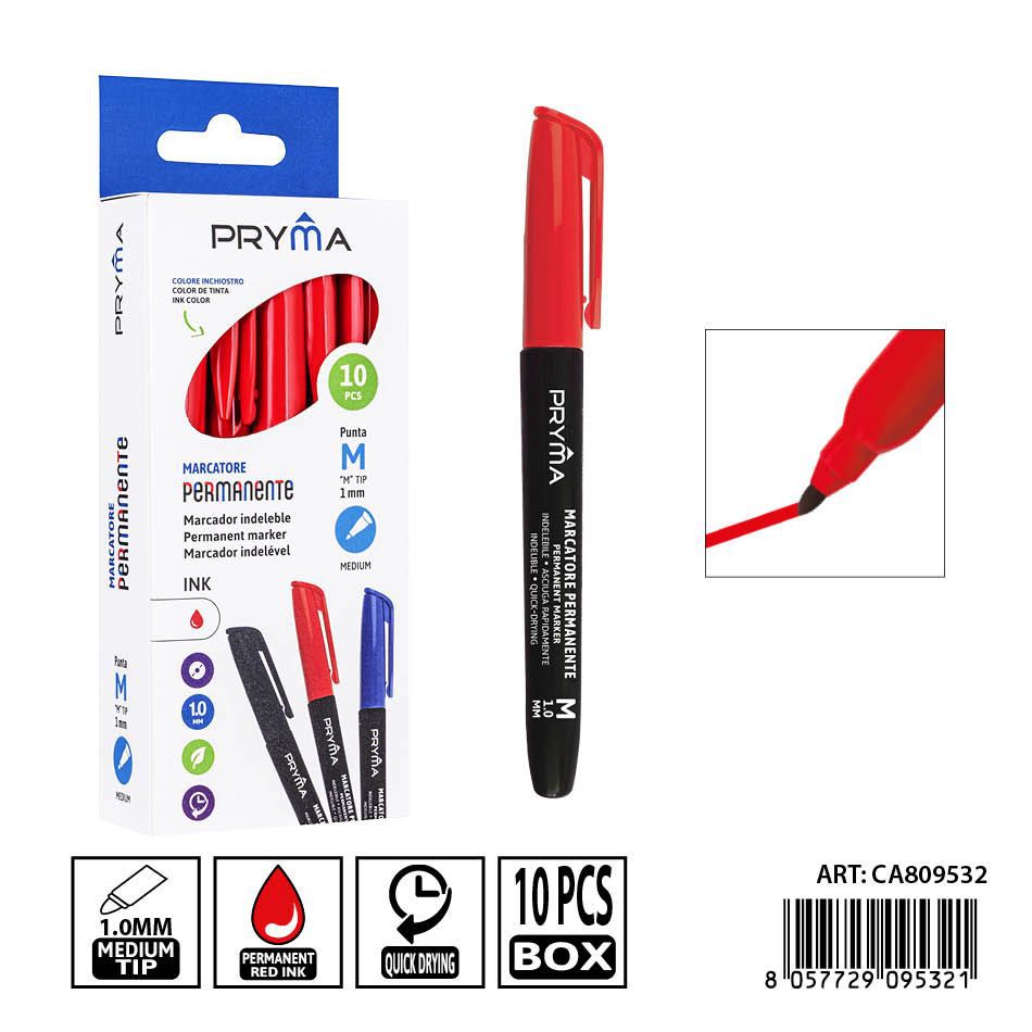 Marcador permanente azul 1.0mm PRYMA - Escritura precisa y permanente