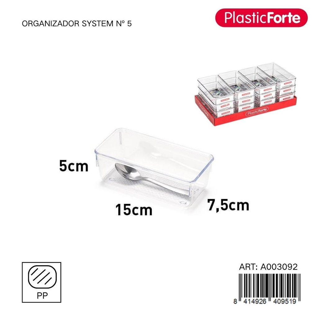 Organizador System Nº 5 - Accesorios de almacenamiento