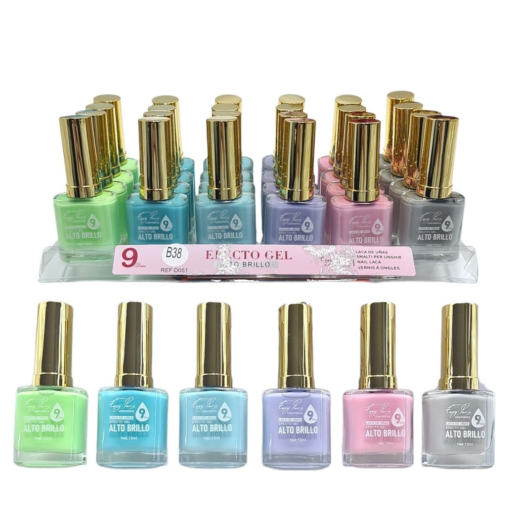Laca de uñas 9 días 24/U - Esmalte de calidad profesional
