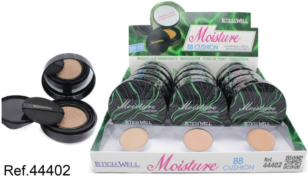 Maquillaje BB Cushion Moisture SPF15 15/U 44402 - Protección y belleza