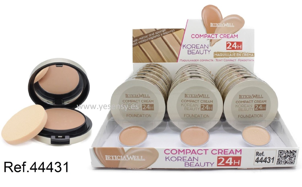 Maquillaje en crema 24H Korean Beauty 18/U LW 44431 - Cobertura duradera y fresca
