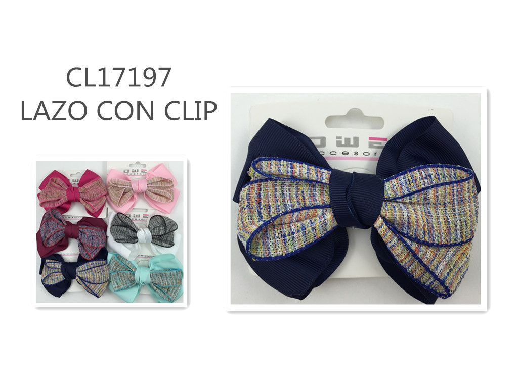 Lazo con clip  - Accesorios para el cabello y lazos decorativos