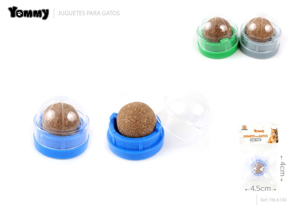  Bola de hierba gatera 4.5x4 cm - Accesorios para gatos