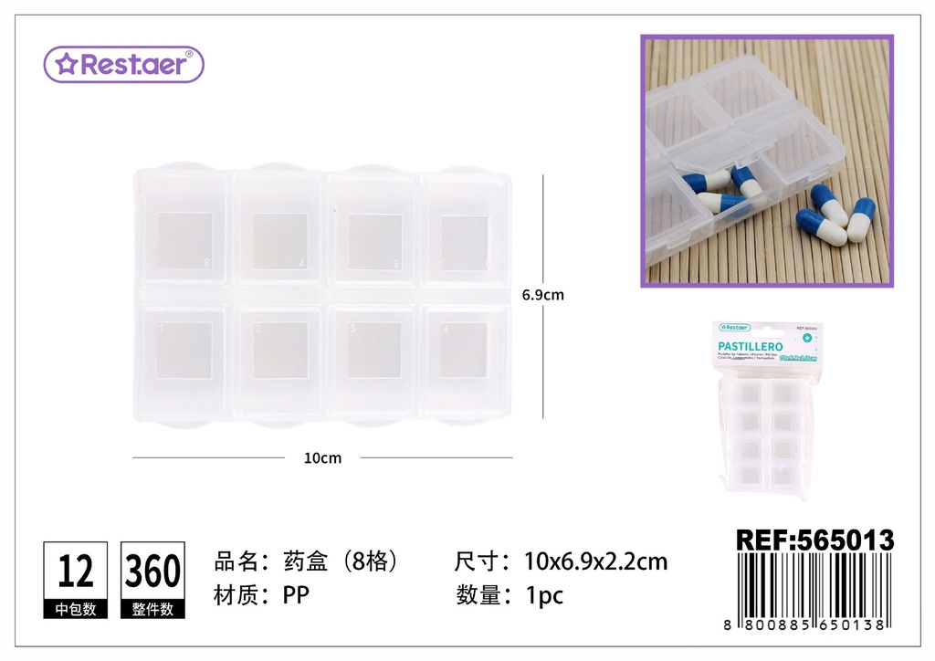 Pastillero - Organización de medicamentos