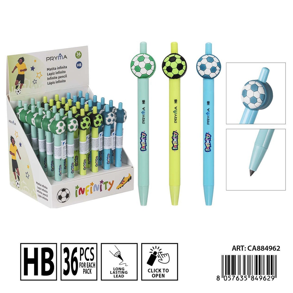 Lápiz eterno infinito HB de 14.5 cm - Utensilios de escritura y papelería