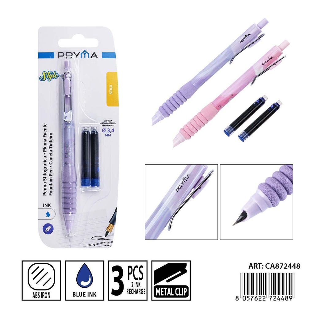 Pluma de clic de 0.38 mm - Herramientas de escritura estilográficas