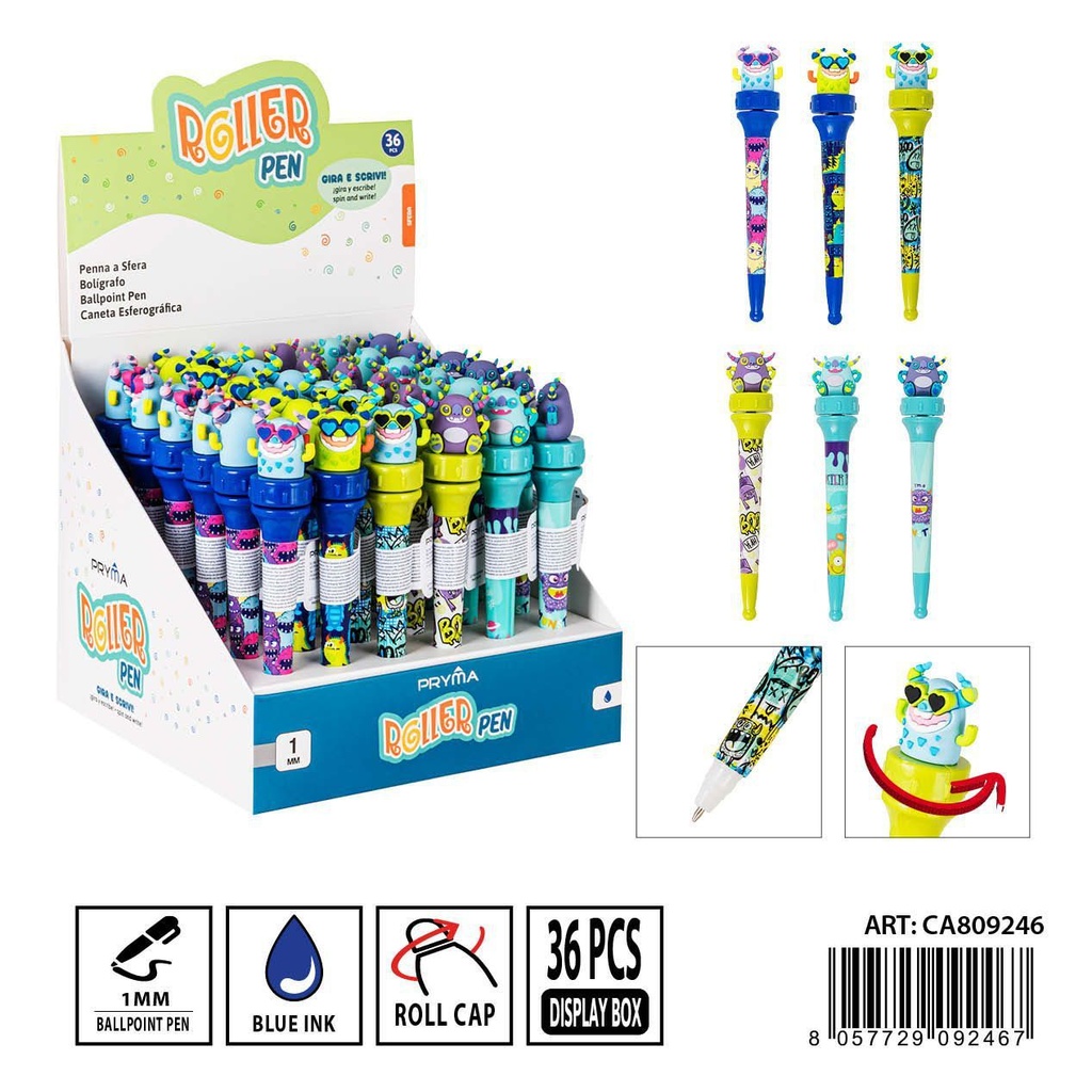 Bolígrafo giratorio 1 mm - Bolígraphos creativos y divertidos