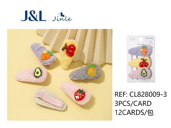 Pack de 3 ranas para niñas 5cm 12 piezas - Accesorios para el cabello