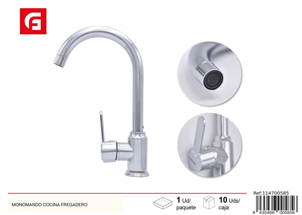 Grifo monomando para cocina fregadero - Accesorios de fontanería y artículos de cocina